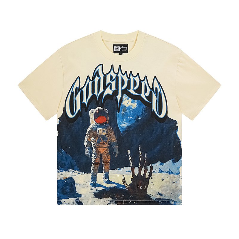 Godspeed Astronaut Graphic Short-Sleeve T-Shirt — front