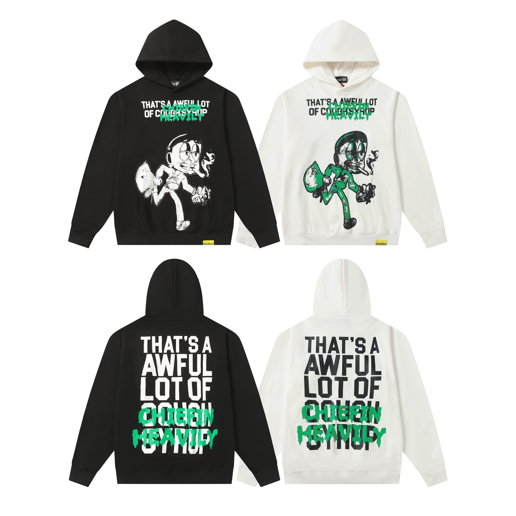 THAT'S A AWFUL LOT OF COUGH SYRUP Tomorrow Star Graphic Hoodie — comparison