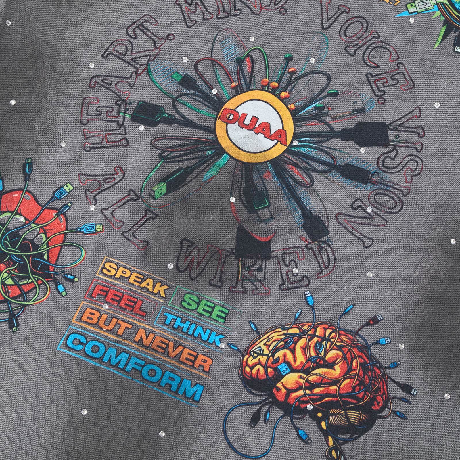 Rough Play New Age Graphic T-Shirt — detail