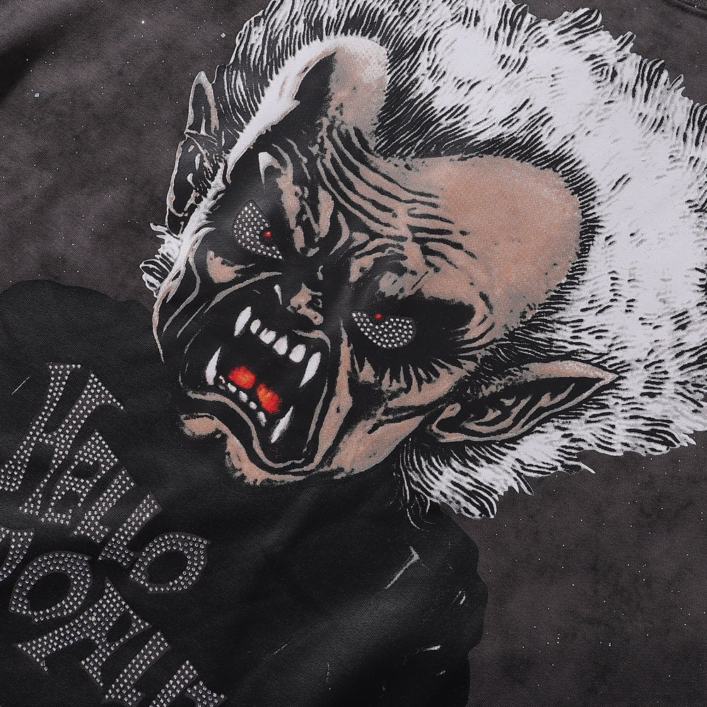 BKYS Revival Hello World Monster Graphic T-Shirt — detail