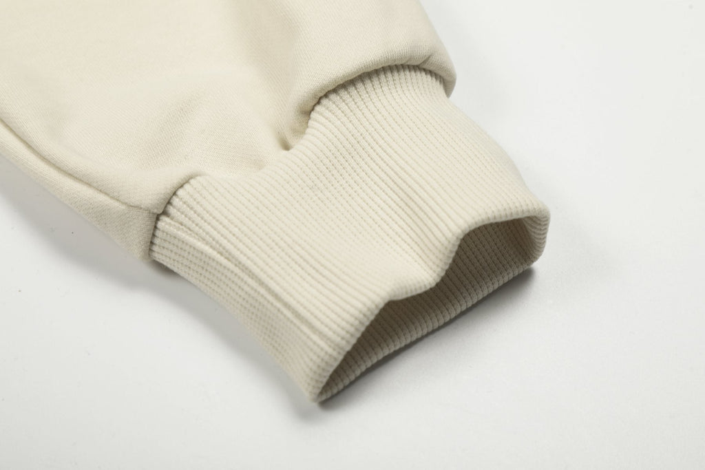Sp5der Cream Graphic Hoodie & Sweatpants Matching Set — detail