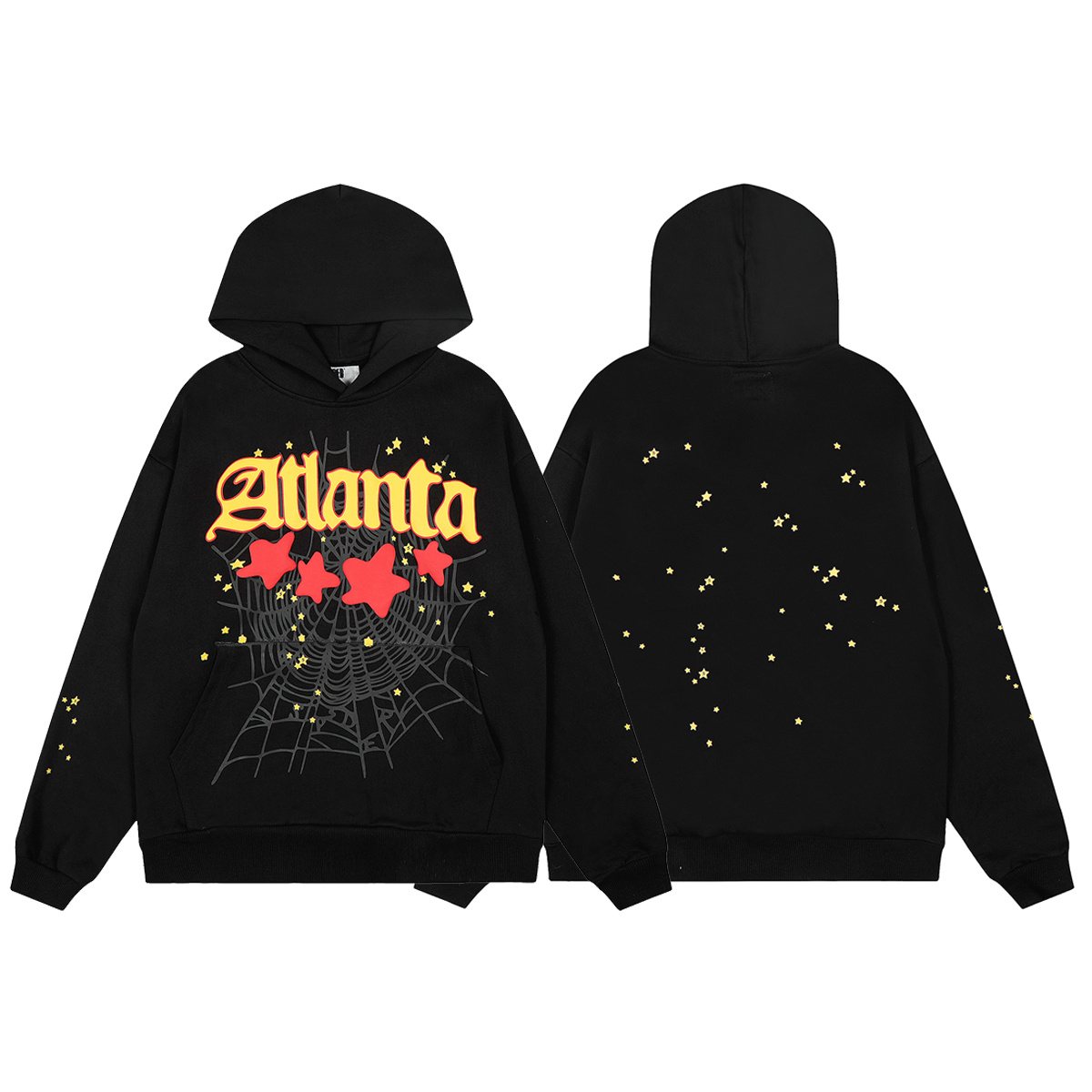Sp5der Spiderweb Graphic Matching Set - Black — front