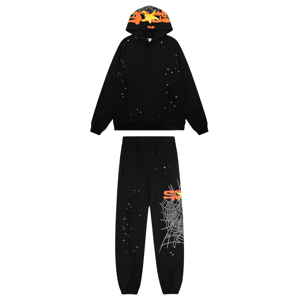 Sp5der Spiderweb Graphic Hoodie & Jogger Matching Set — hero