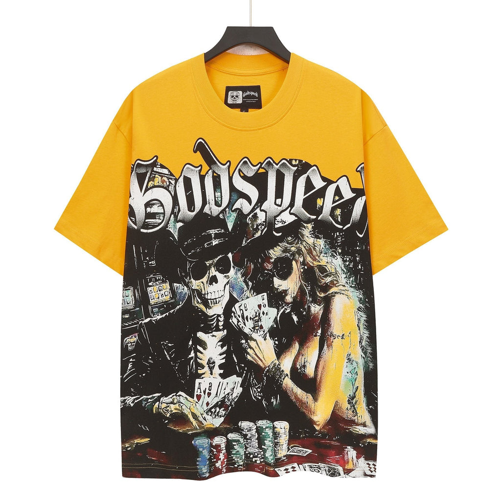 Godspeed Casino Skull Graphic T-Shirt — hero