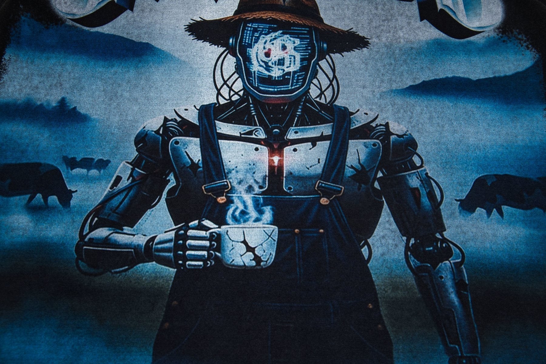 Godspeed Cyber Cowboy Graphic T-Shirt — detail