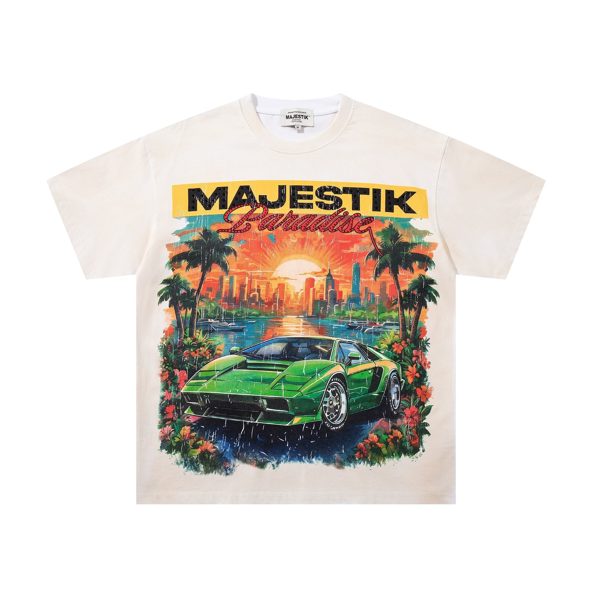 MAJESTIK Paradise Graphic T-Shirt — hero