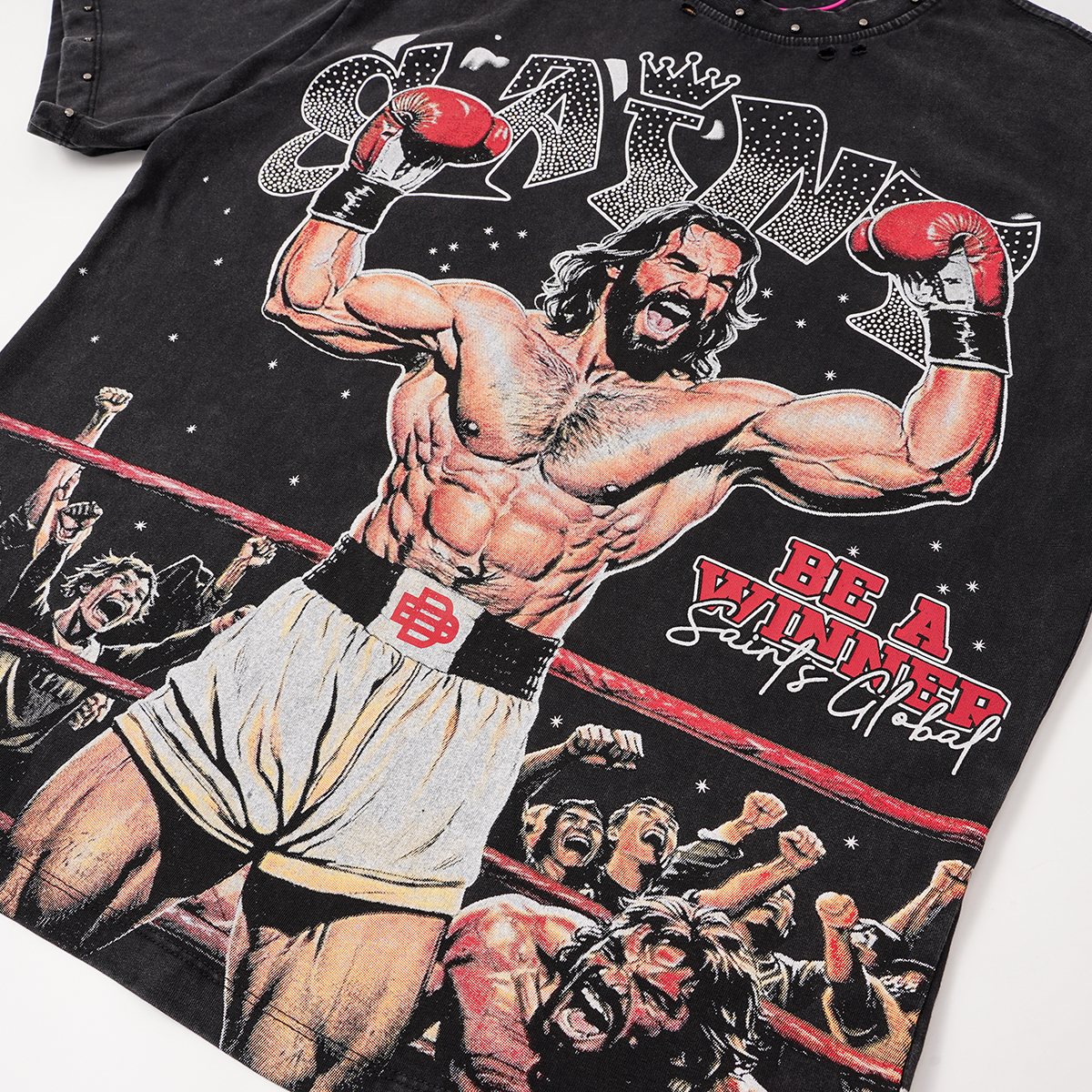 SAINT Boxer Winner Graphic T-Shirt — detail
