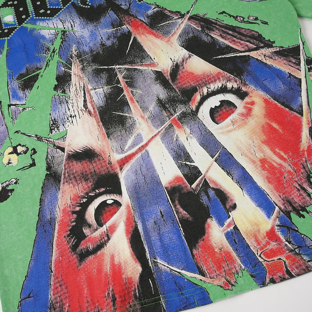 Godspeed Abstract Face Graphic T-Shirt — detail