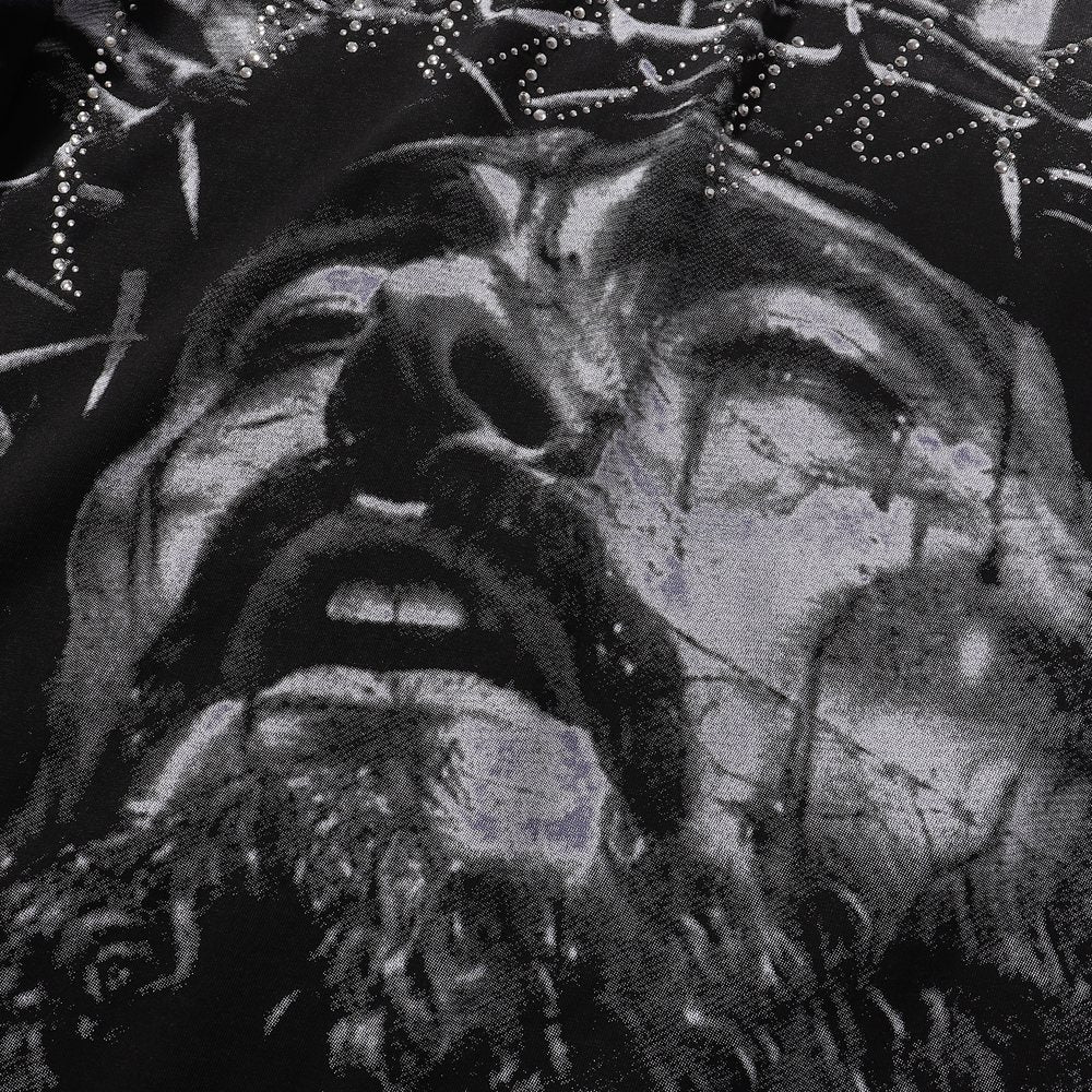 RARE PEACE America First Gothic Graphic T-Shirt — detail