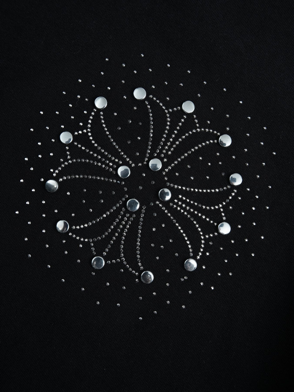 Chrome Hearts Rhinestone-Style Graphic T-Shirt — detail