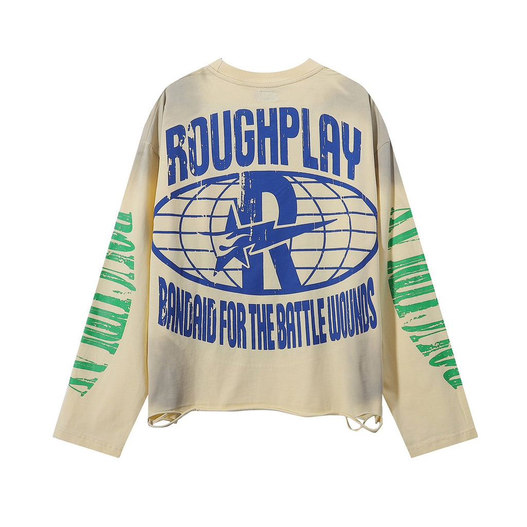 Rough Play SoulBoy Rhinestone Graphic Long-Sleeve T-Shirt — back