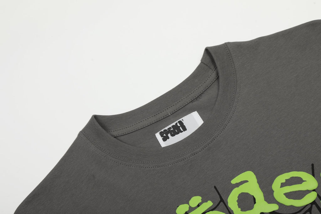 Sp5der Spiderweb Graphic T-Shirt — detail