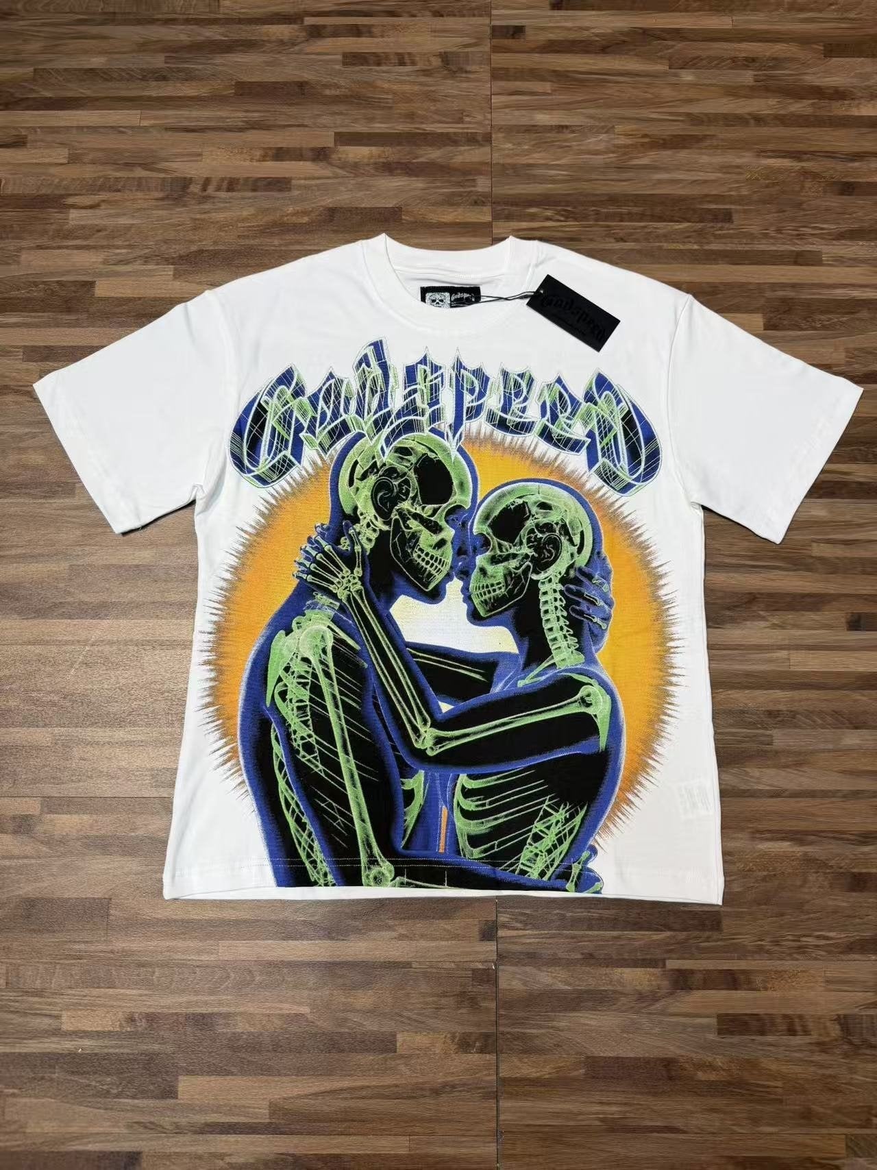 Godspeed Out of Many, One Skeleton Graphic T-Shirt — front